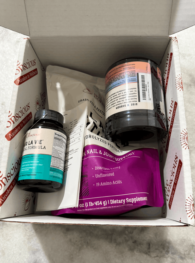 DTC Supplements Unboxing - Live Conscious (1)